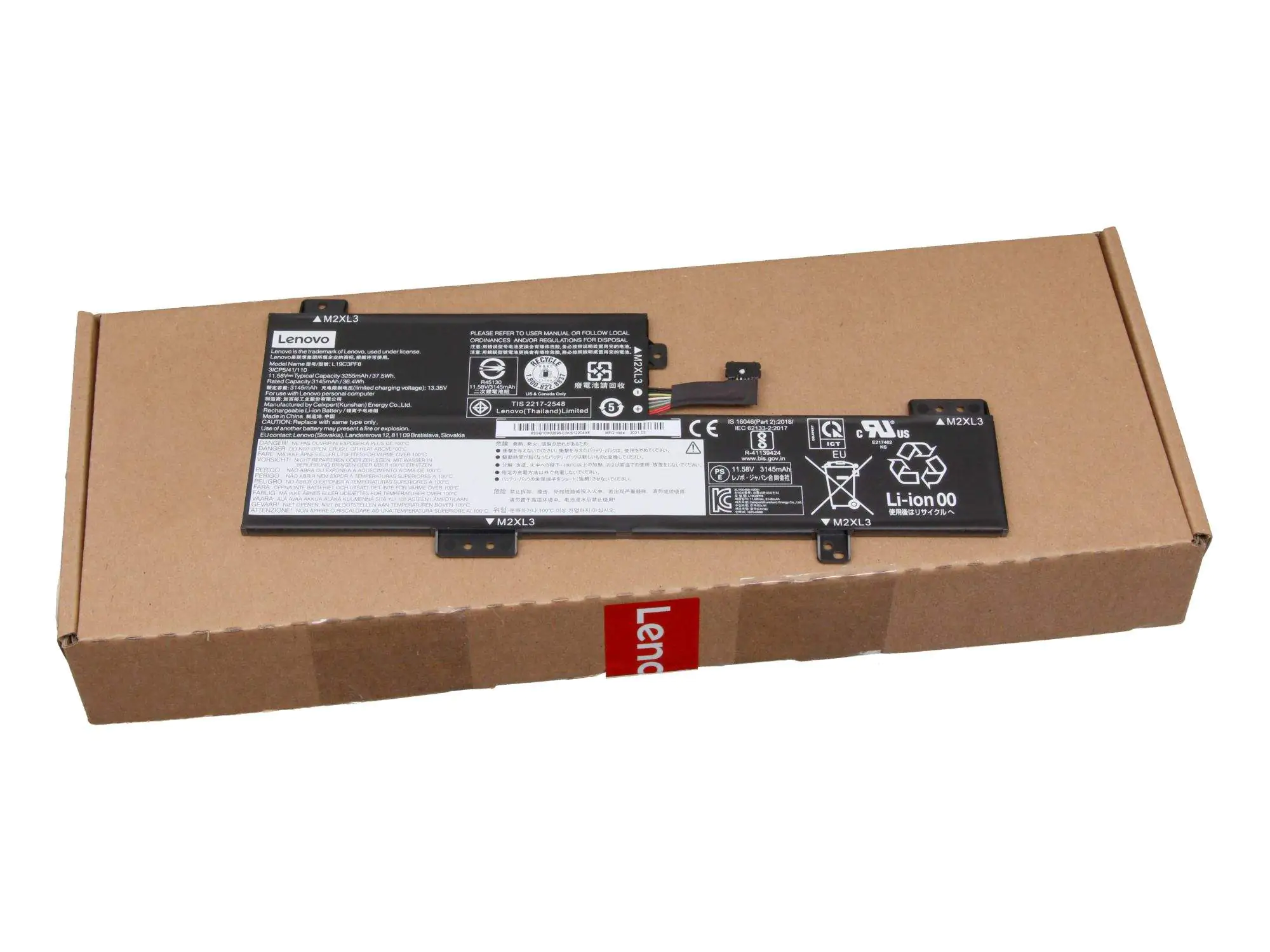 Lenovo SB10X02595 Akku 37.5Wh Original - Batterie - 3.255 mAh