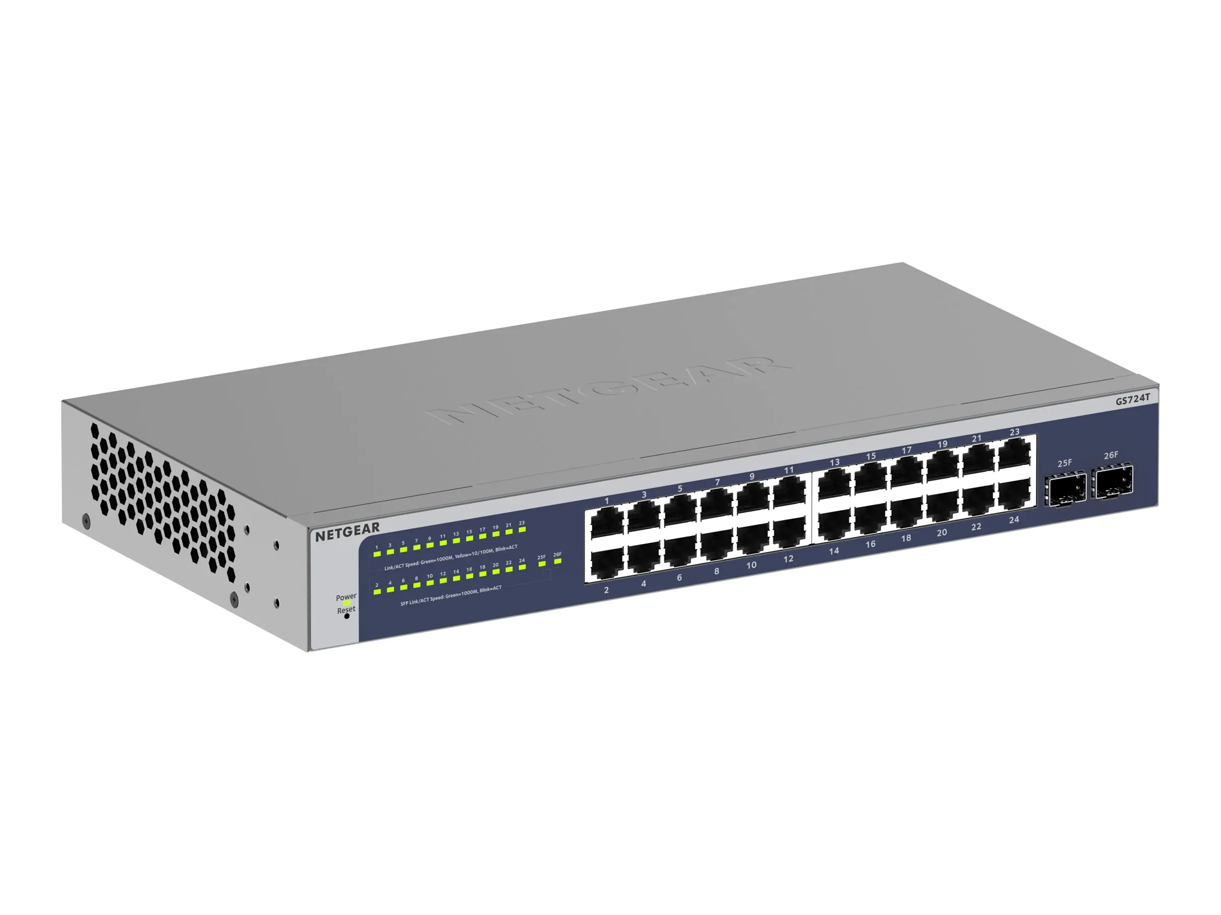 Netgear GS724T - Version 6 - Switch - L3 Lite GS724T-600EUS