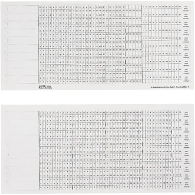 Leitz Organisationsstreifen 61610001 S1/2ws 100 St./Pack. Leitz Organisationsstreifen 61610001 S1/2ws 100 St./Pack.