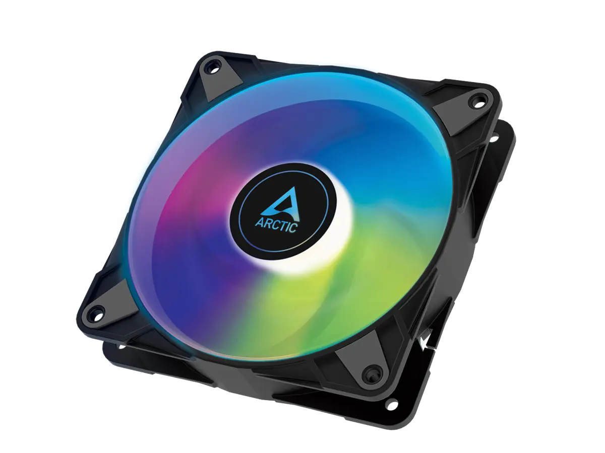 ARCTIC P12 PWM PST A-RGB 0dB - Value Pack - Gehäuselüfter - 120 mm - Schwarz (Packung mit 3)