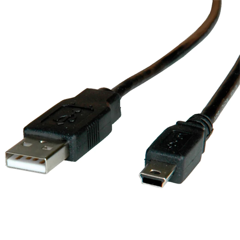 Roline - USB-Kabel - USB (M) zu Mini-USB, Typ B (M) - USB 2.0 - 1.8 m - Schwarz Roline - USB-Kabel - USB (M) zu Mini-USB, Typ B (M) - USB 2.0 - 1.8 m - Schwarz