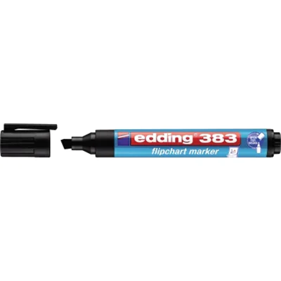 edding Flipchartmarker 383 4-383001 1-5mm Keilspitze schwarz edding Flipchartmarker 383 4-383001 1-5mm Keilspitze schwarz