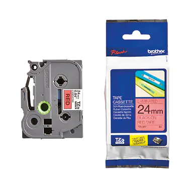 Brother TZe-451 - Selbstklebend - schwarz auf rot - Rolle (2,4 cm x 8 m) 1 Kassette(n) laminiertes Band - für P-Touch PT-D800, P750, P900, P950; P-Touch Cube Plus PT-P710; P-Touch Cube Pro PT-P910 Brother TZe-451 - Selbstklebend - schwarz auf rot - Rolle (2,4 cm x 8 m) 1 Kassette(n) laminiertes Band - für P-Touch PT-D800, P750, P900, P950; P-Touch Cube Plus PT-P710; P-Touch Cube Pro PT-P910