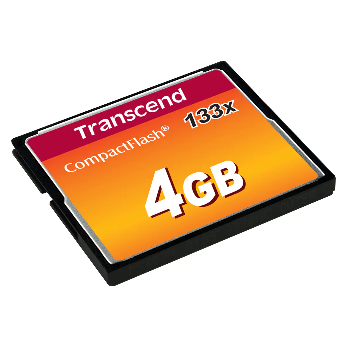 Transcend - Flash-Speicherkarte - 4 GB - 133x - CompactFlash Transcend - Flash-Speicherkarte - 4 GB - 133x - CompactFlash
