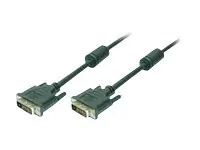 LogiLink - DVI-Kabel - Dual Link - DVI-D (M) zu DVI-D (M) - 2 m - Schwarz