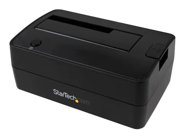 StarTech USB 3.1 (10 Gbit/s) Festplatten Dockingstation für 2,5 (6,4cm) / 3,5 (8,9 cm) SATA SSD / HDD mit UASP - Speicher-Controller mit Datenanzeige, Netzanzeige - 2.5", 3.5" (6.4 cm, 8.9 cm) - USB 3.1 (Gen 2) - Schwarz StarTech USB 3.1 (10 Gbit/s) Festplatten Dockingstation für 2,5 (6,4cm) / 3,5 (8,9 cm) SATA SSD / HDD mit UASP - Speicher-Controller mit Datenanzeige, Netzanzeige - 2.5", 3.5" (6.4 cm, 8.9 cm) - USB 3.1 (Gen 2) - Schwarz