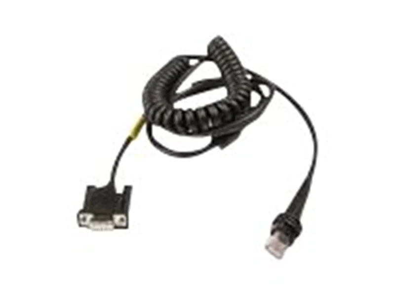 Honeywell - Seriell / Netzkabel - DB-9 (W) - 3 m - gewickelt - Schwarz - für Granit 1980; Hyperion 1300; Voyager 12XX, 14XX; Xenon 19XX; Honeywell Genesis 7580