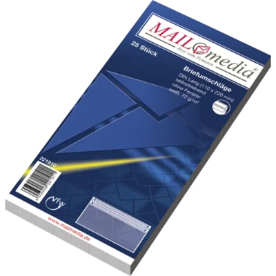 MAILmedia Briefumschlag 30002374 DL sk 70g ws 25 St./Pack MAILmedia Briefumschlag 30002374 DL sk 70g ws 25 St./Pack