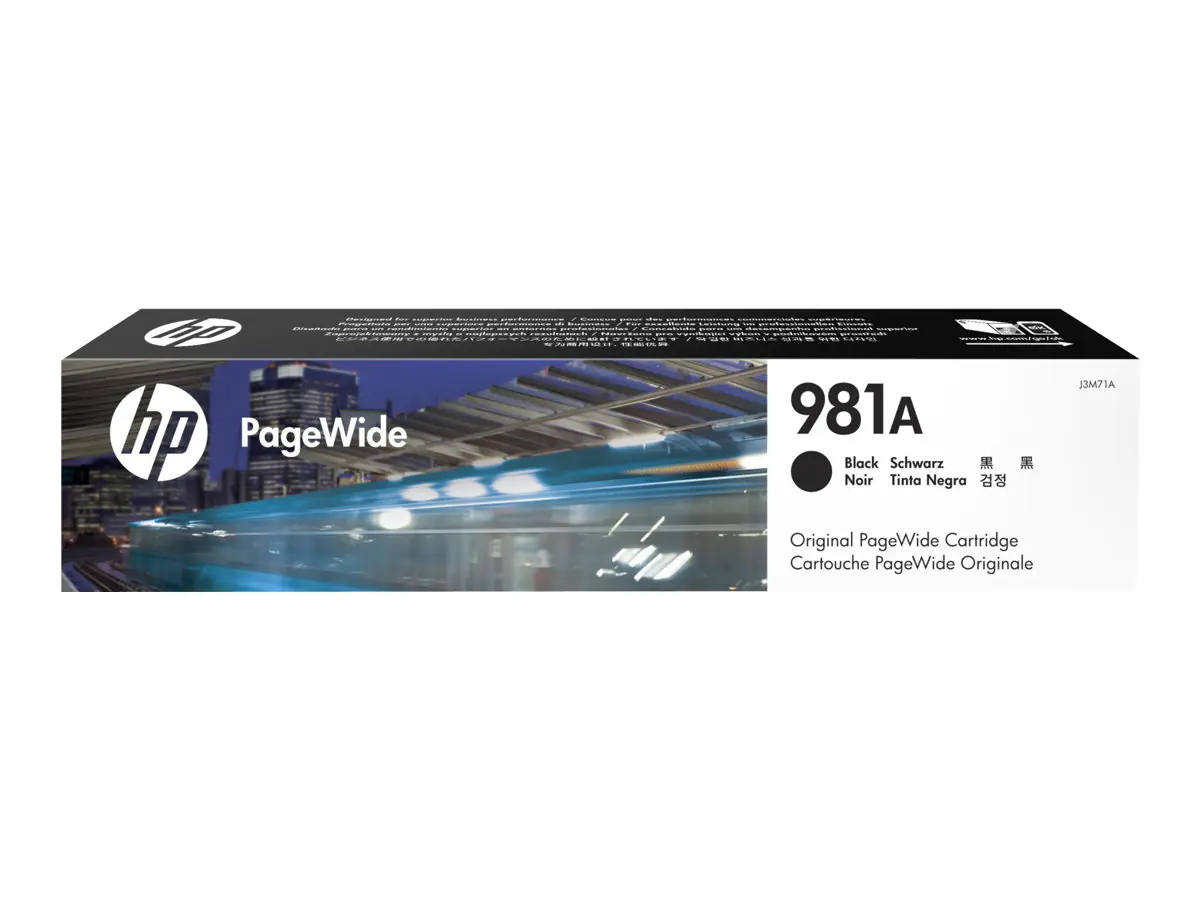 HP 981A - 106 ml - Schwarz - Original - PageWide - Tintenpatrone - für PageWide Enterprise Color MFP 586; PageWide Managed Color E55650 HP 981A - 106 ml - Schwarz - Original - PageWide - Tintenpatrone - für PageWide Enterprise Color MFP 586; PageWide Managed Color E55650