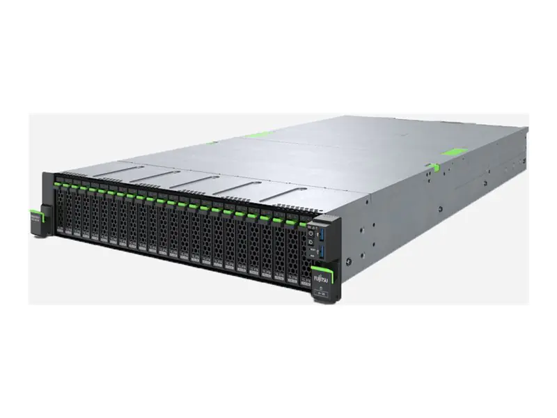 Fujitsu PRIMERGY RX2540 M7 - Server - Rack-Montage - 2U - zweiweg - 1 x Xeon Gold 5415+ / 2.9 GHz - RAM 32 GB - SATA/SAS - Hot-Swap 6.4 cm (2.5") Schacht/Schächte - keine HDD - kein Betriebssystem - Monitor: keiner