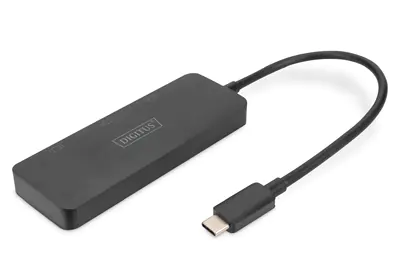 DIGITUS MST Hub - Video-Verteiler - USB-C - 3 x HDMI - Desktop