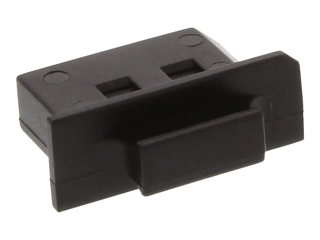 InLine Dust Cover for DisplayPort socket - Schutzumschlag - Schwarz (Packung mit 50)