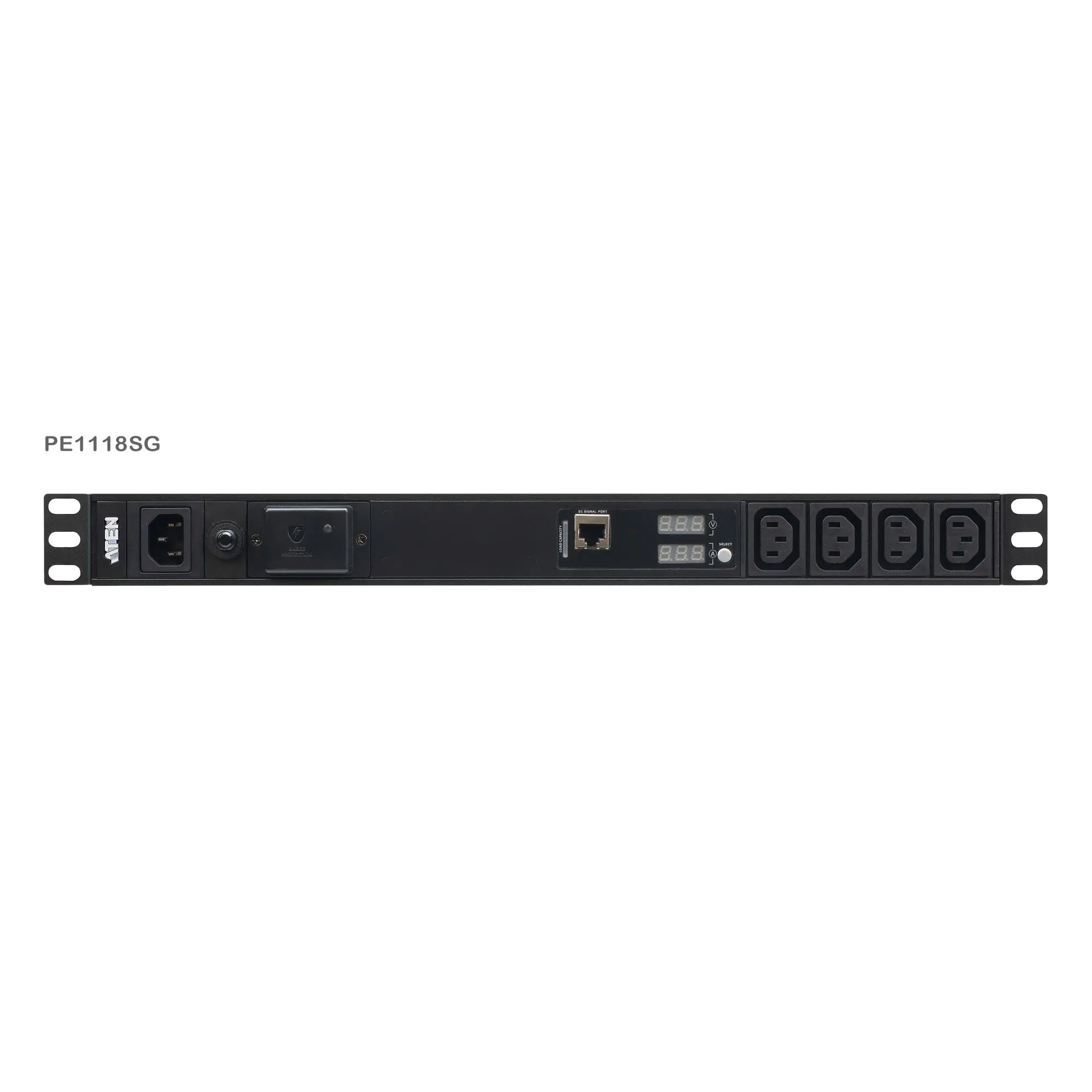ATEN PE1118SG 19" Basis-PDU mit MessfunktionÜberspannungsschutz IEC-C14 zu 18x - K