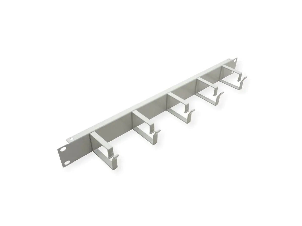 ROLINE Patch Panel - 40 x 60 mm - Hellgrau, RAL 7035 - 1U - 48.3 cm (19")