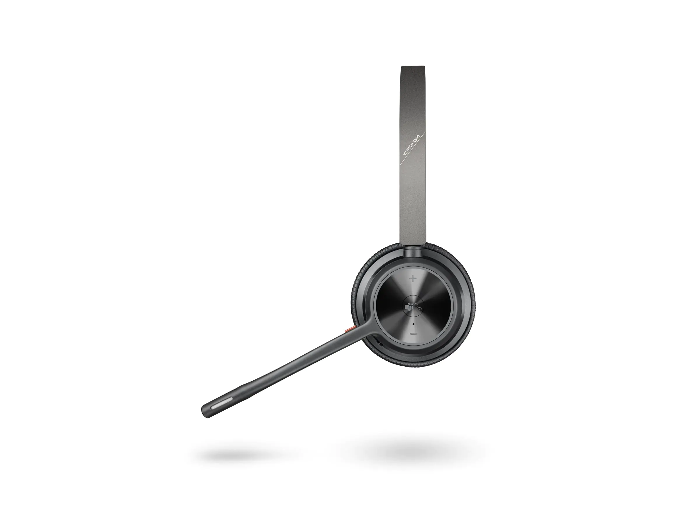 Poly Voyager 4320-M - Voyager 4300 UC series - Headset - On-Ear - Bluetooth - kabellos, kabelgebunden - USB-C - Schwarz - Zertifiziert für Microsoft Teams, Zoom Certified