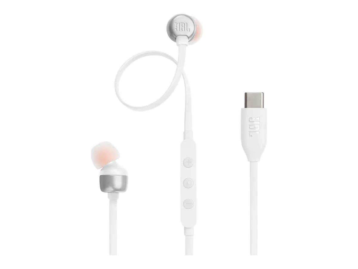 JBL TUNE 310C USB - Ohrhörer mit Mikrofon - im JBLT310CWHT
