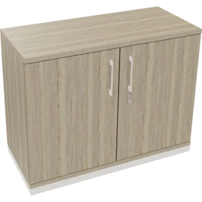 Flügeltürenschrank 2OH B1000xT442xH781 ws/Eiche Nat Flügeltürenschrank 2OH B1000xT442xH781 ws/Eiche Nat