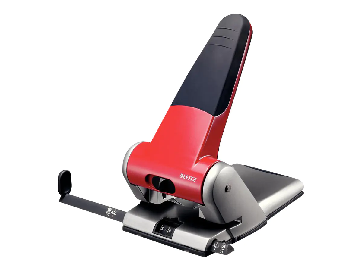 Esselte Leitz Locher - 65 Blätter / 6.5 mm - Aluguss 5180-00-25