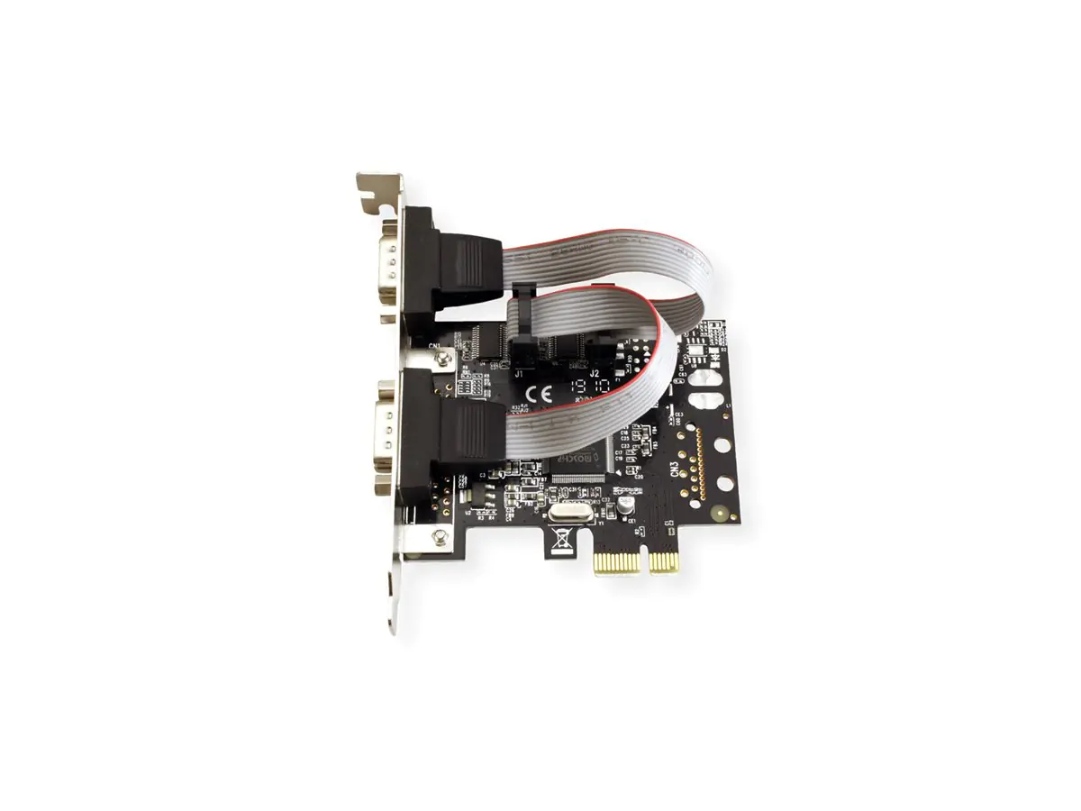 VALUE Serieller Adapter - PCIe - RS-232 x 2 15.99.2118