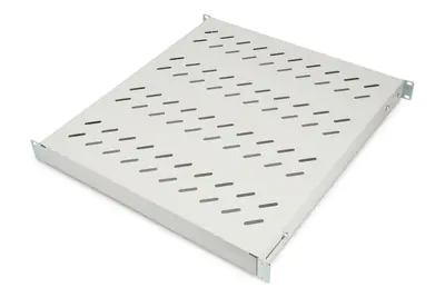 DIGITUS Fachboden mit variablen Befestigungsschienen zum Festeinbau in 483 mm (19")-Schränke DN-97646