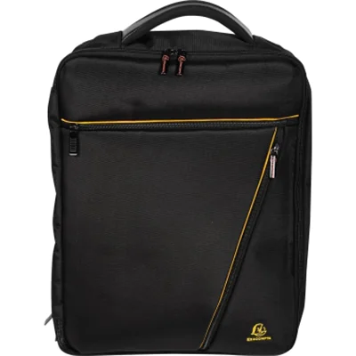 Exacompta Notebooktasche Exactive® Dual Außenmaße: 32 x 49 x 11 cm (B x H x T) Polyester schwarz/orange