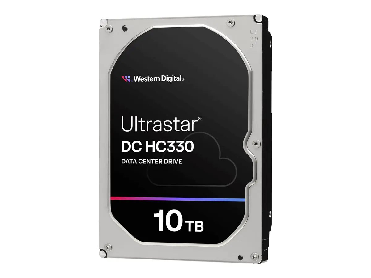 WD Ultrastar DC HC330 WUS721010ALE6L4 - Festplatte - verschlüsselt - 10 TB - intern - 3.5" (8.9 cm) - SATA 6Gb/s - 7200 rpm - Puffer: 256 MB - Self-Encrypting Drive (SED)
