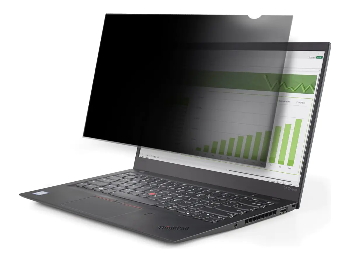 StarTech 15.6-inch 16:9 Laptop Privacy Filter, Anti-Glare Privacy Screen w/51% Blue Light Reduction, Notebook Screen Protector w/ +/- 30 Degrees Viewing Angle, Matte/Glossy ( 156L-PRIVACY-SCREEN ) - Blickschutzfilter für Notebook (horizontal) - 39,6