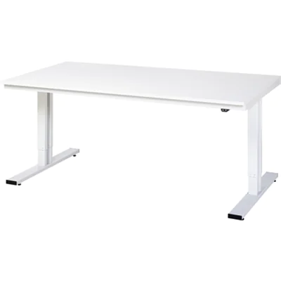 RAU Arbeitstisch Adlatus 300 2.000 x 720-1.120 x 1.000 mm (B x H x T) lichtgrau