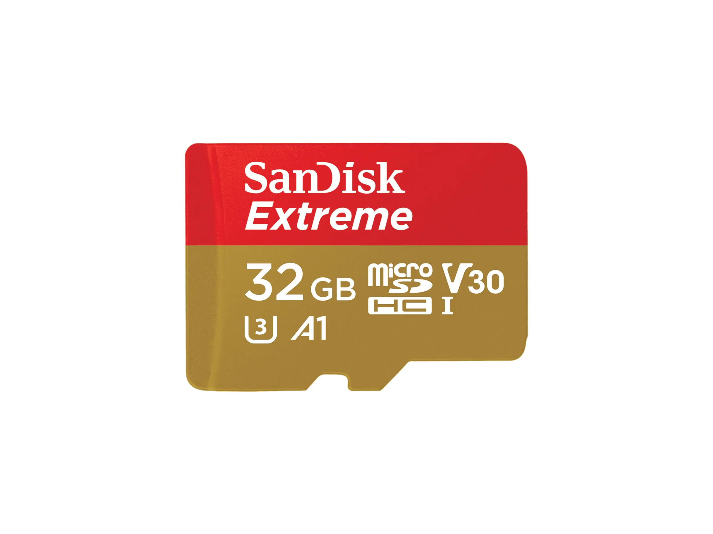 SanDisk Extreme - Flash-Speicherkarte (microSDHC/SD-Adapter inbegriffen) SDSQXAF-032G-GN6MA