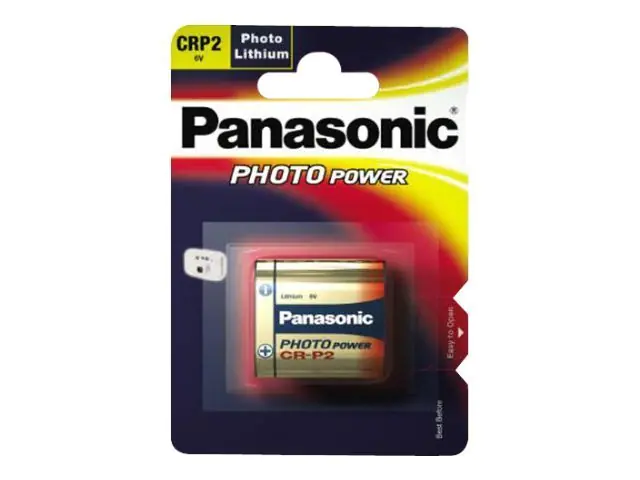 Panasonic CR-P2L/1BP - Batterie CR-P2 - Li - 1400 mAh Panasonic CR-P2L/1BP - Batterie CR-P2 - Li - 1400 mAh