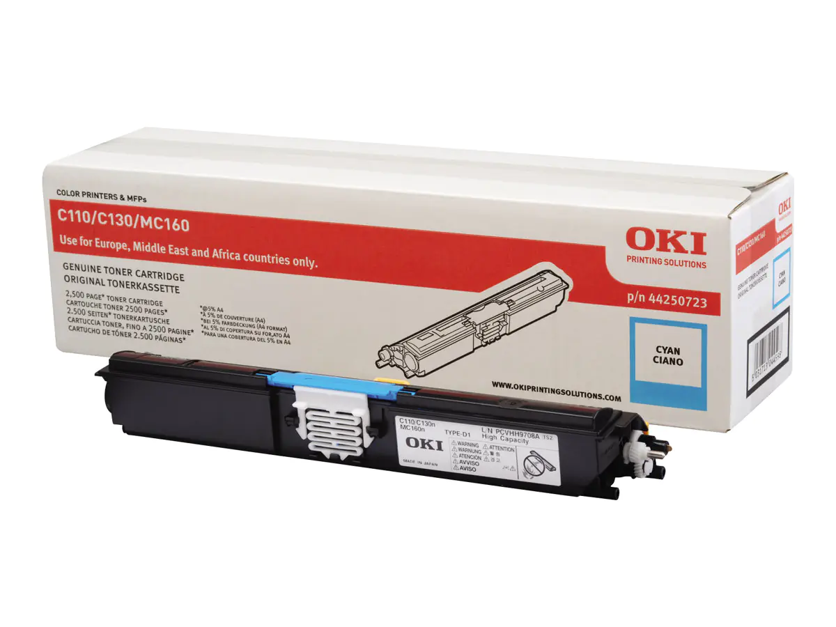 OKI - Cyan - Original - Tonerpatrone - für OKI MC160n; C110, 130n