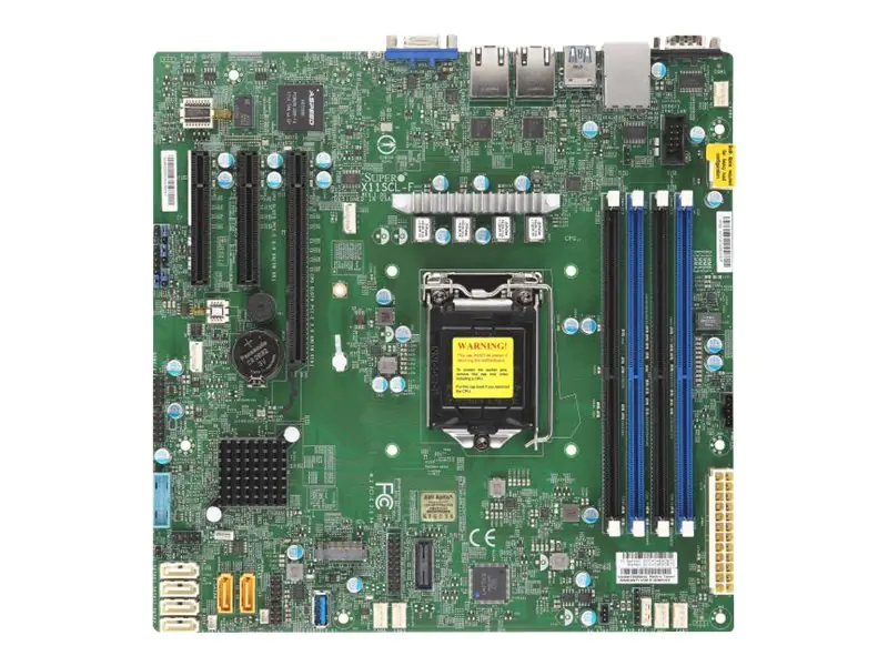 SUPERMICRO X11SCL-F - Motherboard - micro ATX - LGA1151 Socket - C242 Chipsatz - USB 3.1 Gen 1 - 2 x Gigabit LAN - Onboard-Grafik