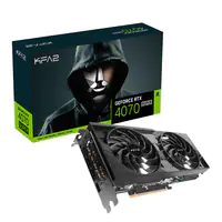 KFA2 GeForce RTX 4070 SUPER (1-Click OC) 2X - Grafikkarten - GeForce RTX 4070 Super - 12 GB GDDR6X - PCIe 4.0 - HDMI, 3 x DisplayPort
