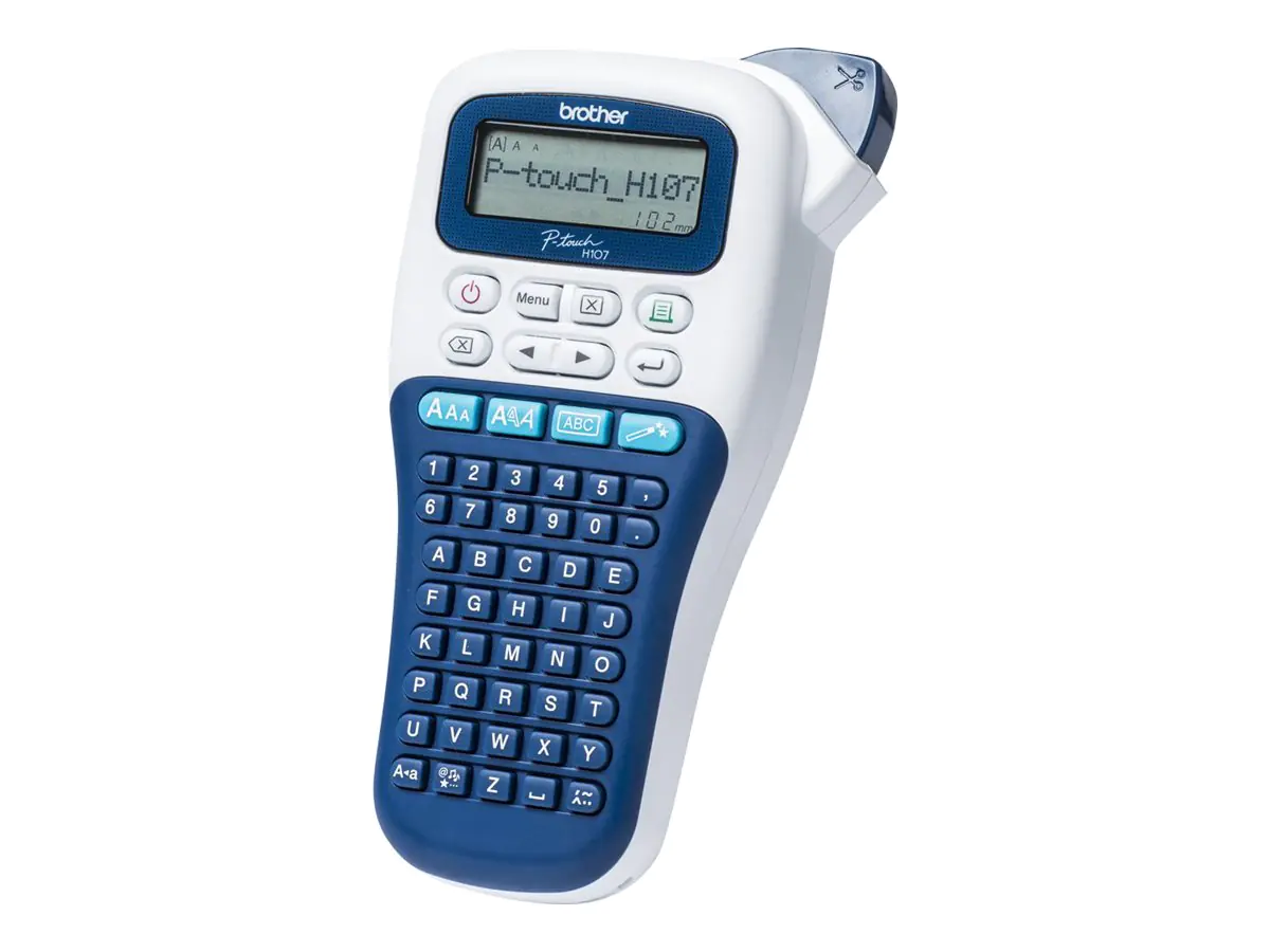 Brother P-Touch PT-H107B - Beschriftungsgerät - s/w - Thermotransfer - Rolle (1,2 cm) PTH107BRE1