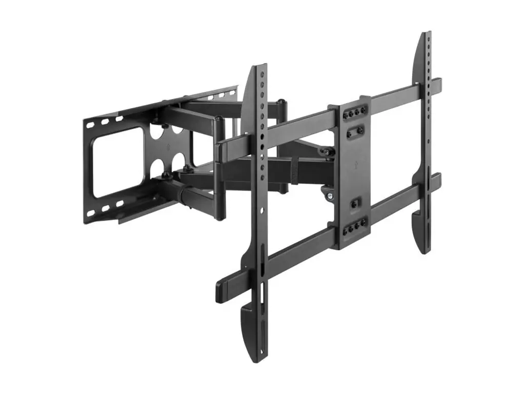 equip - Befestigungskit (Wandmontagehalterung, Schrauben) - für LCD-Display / Curved LCD-Display - Full Motion - Kunststoff, stainless steel - Schwarz - Bildschirmgröße: 94-203 cm (37"-80") - Wandmontage