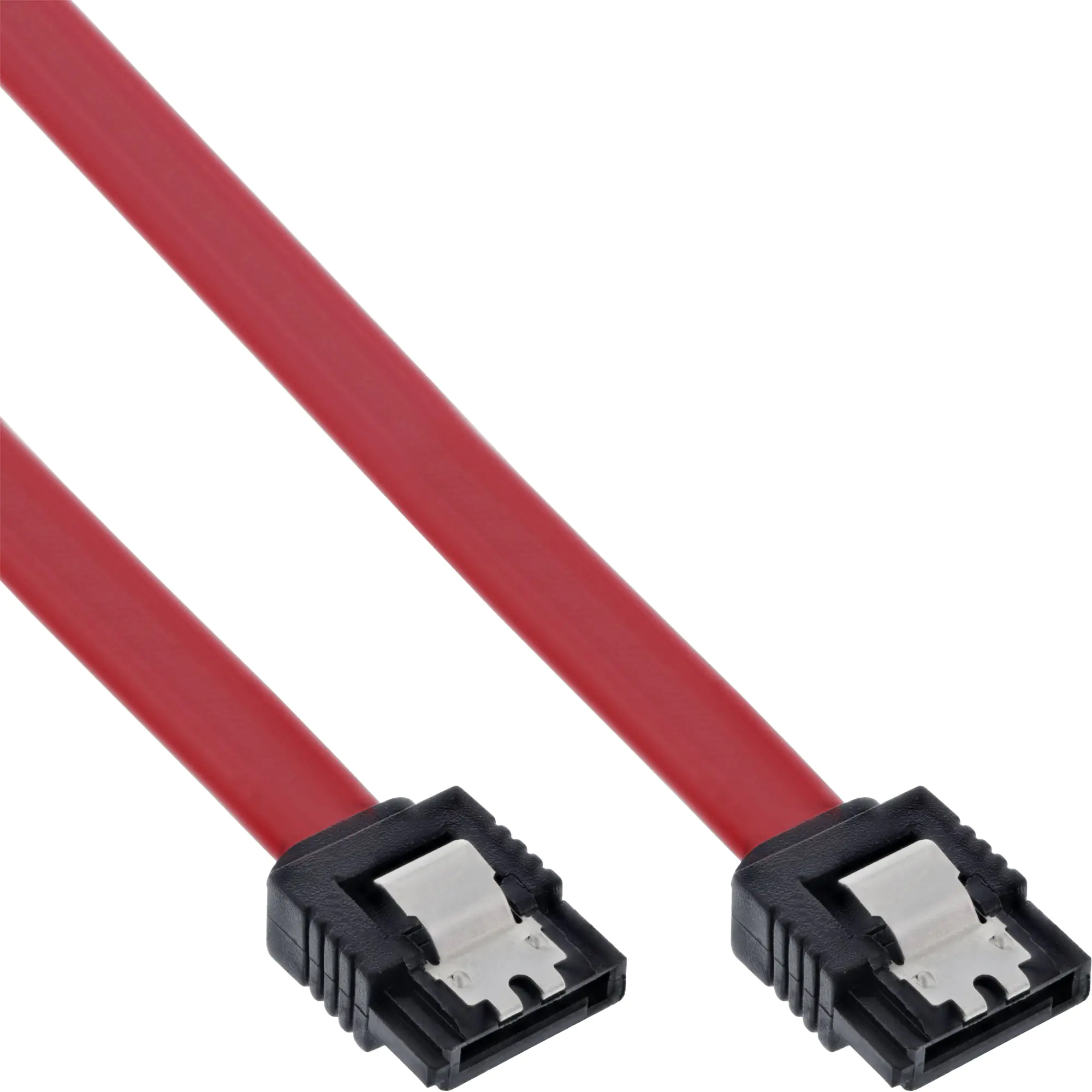 InLine SATA Anschlusskabel - mit Sicherheitslasche - 0,3m 27703A