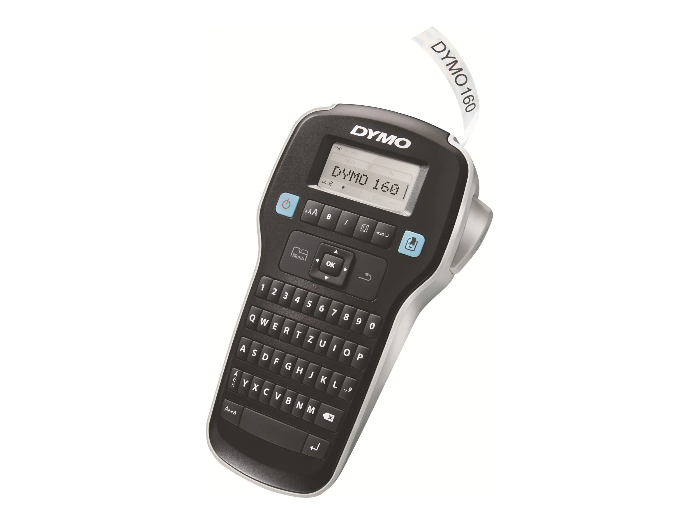 DYMO LabelMANAGER 160 - Beschriftungsgerät - Thermotransfer - Cutter - Schwarz