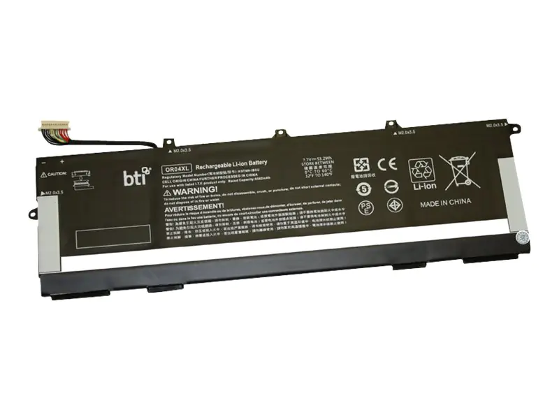BTI - Laptop-Batterie - Lithium-Polymer - 2 Zellen - 6900 mAh - 53 Wh - für HP EliteBook x360 830 G5 Notebook, 830 G6 Notebook