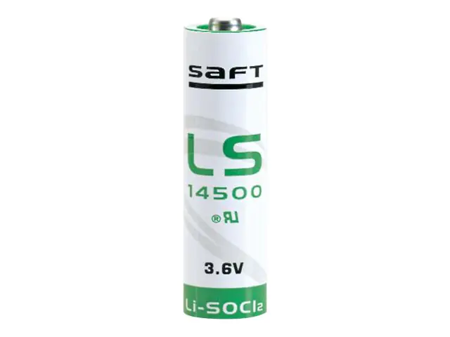SAFT Batterie AA Mignon LR6 2.450 mAh 3,6V Lithium LS14500