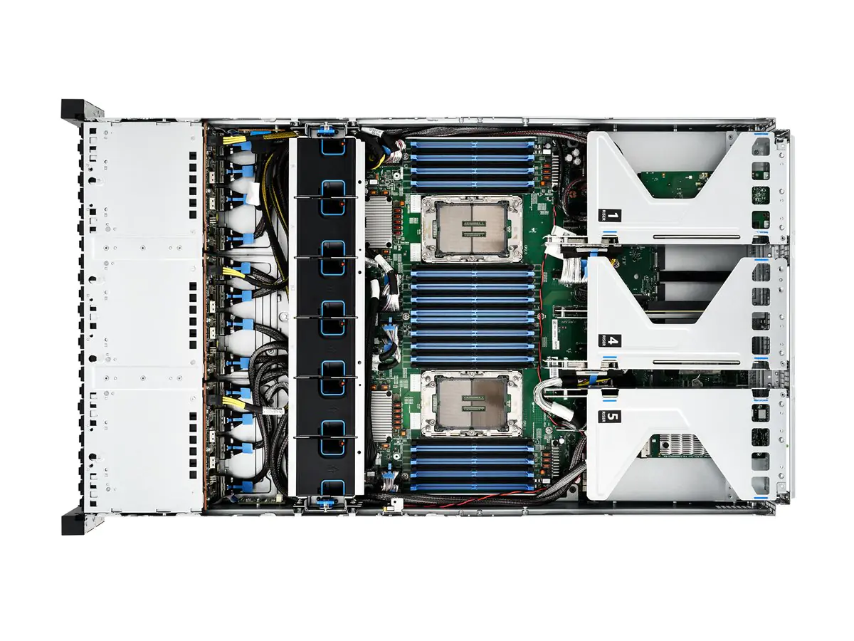 MiTAC R2520G6U2XD - Server - Rack-Montage - 2U - zweiweg - keine CPU - SATA - Hot-Swap 6.4 cm (2.5"
