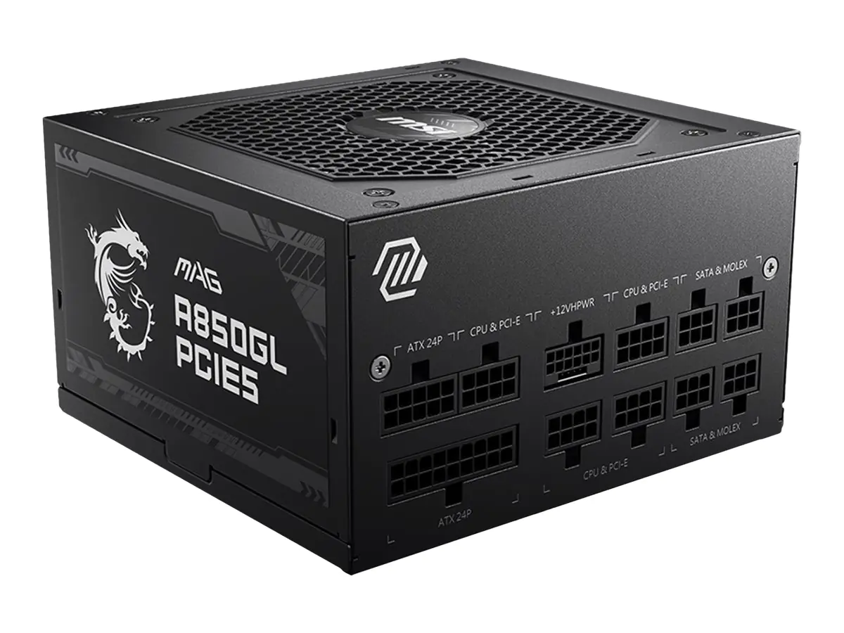 MSI MAG A850GL PCIE5 - Netzteil (intern) - ATX12V 306-7ZP8A11-CE0