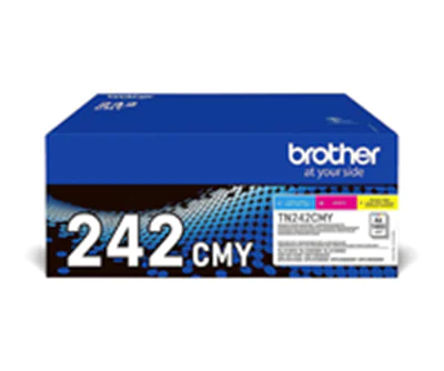 Brother TN242CMY Value Pack - 3er-Pack - Gelb, Cyan, Magenta - original - Tonerpatrone - für Brother DCP-9017, DCP-9022, HL-3142, HL-3152, HL-3172, MFC-9142, MFC-9332, MFC-9342