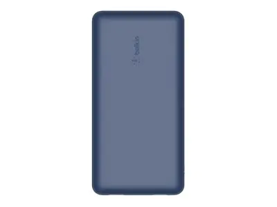 Belkin BoostCharge - Powerbank - 20000 mAh - 15 Watt - 3 Ausgabeanschlussstellen (USB, 24 pin USB-C) - auf Kabel: USB-C - Blau Belkin BoostCharge - Powerbank - 20000 mAh - 15 Watt - 3 Ausgabeanschlussstellen (USB, 24 pin USB-C) - auf Kabel: USB-C - Blau