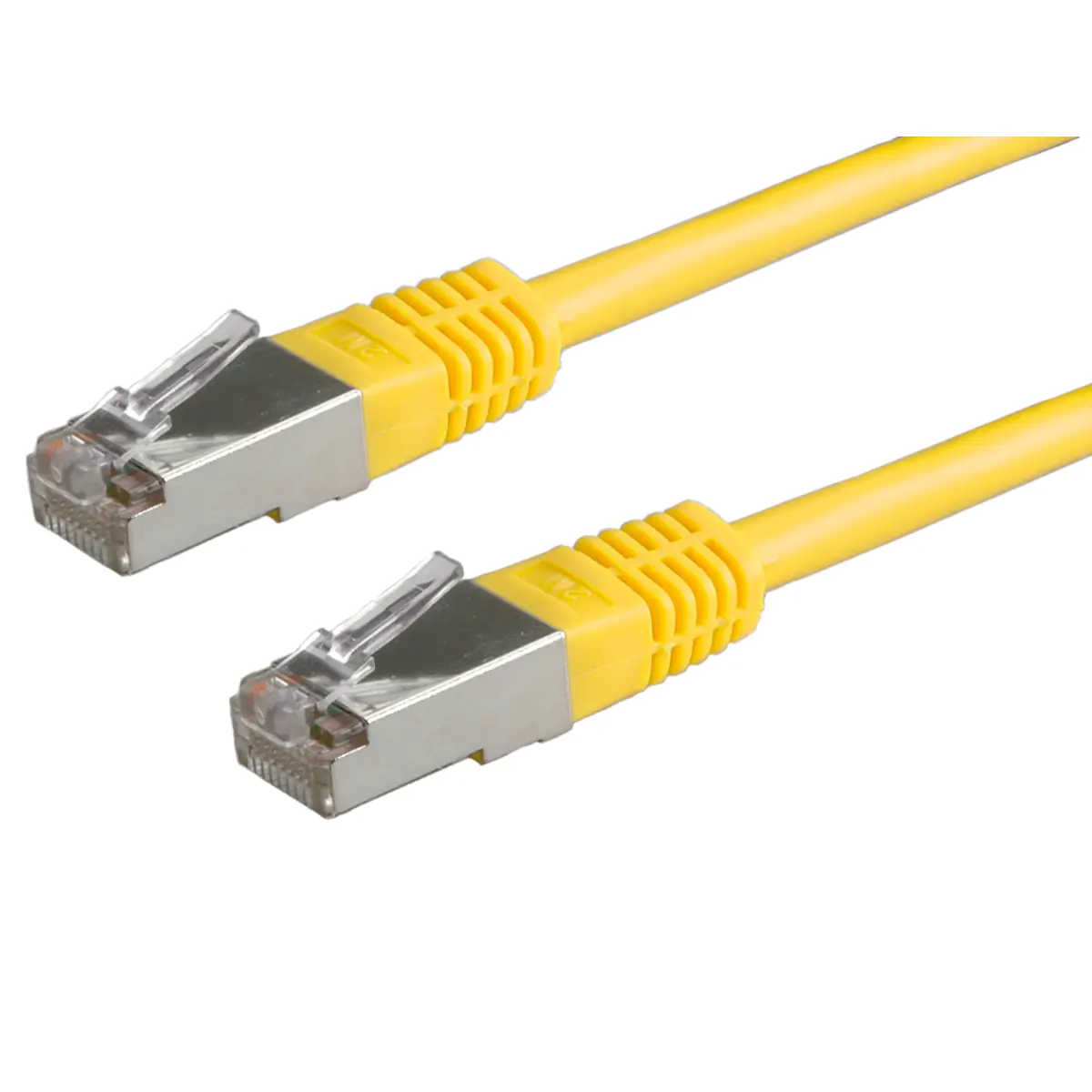 Roline - Patch-Kabel - RJ-45 (M) zu RJ-45 (M) - 5 m - SF/UTP - CAT 5e - geformt - Gelb Roline - Patch-Kabel - RJ-45 (M) zu RJ-45 (M) - 5 m - SF/UTP - CAT 5e - geformt - Gelb