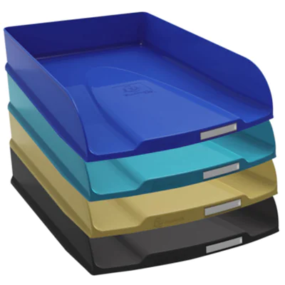 Exacompta Briefablage Neo Deco DIN A4, Überbreite Polystyrol Farbe: farbig sortiert 4 St./Pack. Exacompta Briefablage Neo Deco DIN A4, Überbreite Polystyrol Farbe: farbig sortiert 4 St./Pack.