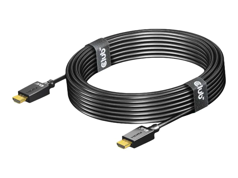 Club 3D - Ultra High Speed - HDMI-Kabel - HDMI männlich zu HDMI männlich - 5 m - Schwarz - Support von 4K 120 Hz, Support von 8K 60 Hz Club 3D - Ultra High Speed - HDMI-Kabel - HDMI männlich zu HDMI männlich - 5 m - Schwarz - Support von 4K 120 Hz, Support von 8K 60 Hz