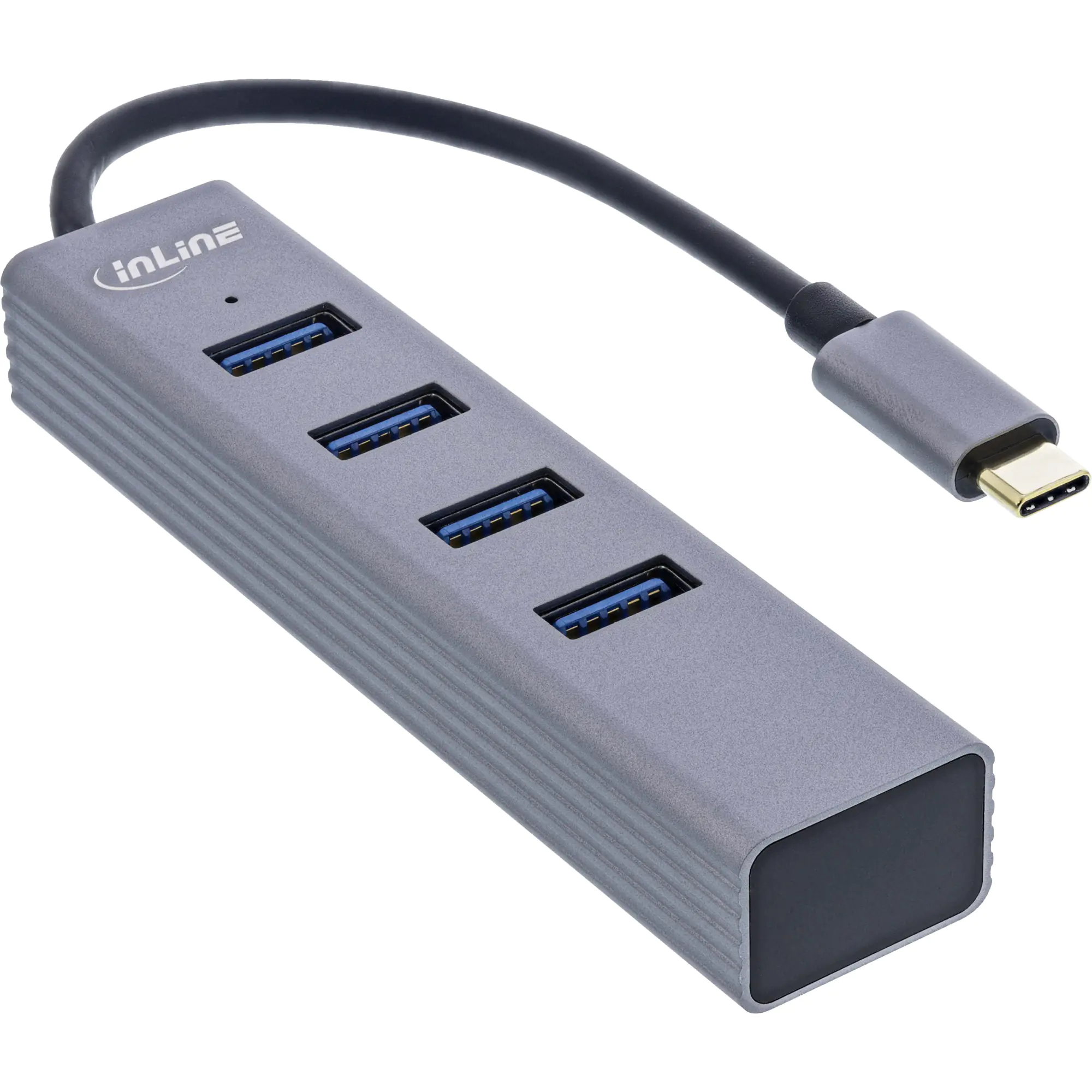 InLine 33271N - Hub - 4 x USB 3.2 Gen 1 - Desktop