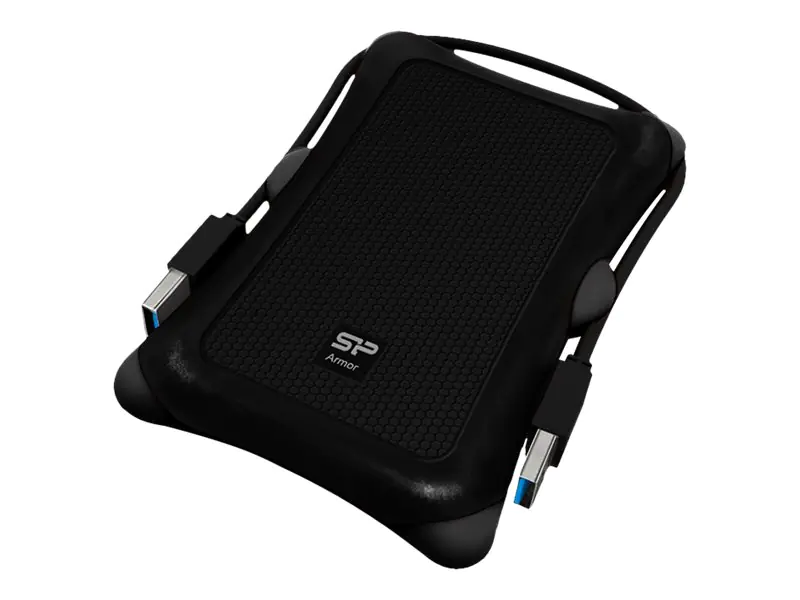 Silicon Power Armor A30 - Festplatte - 2 TB - extern (tragbar) - 2.5" (6.4 cm) - USB 3.2 Gen 1 - Schwarz