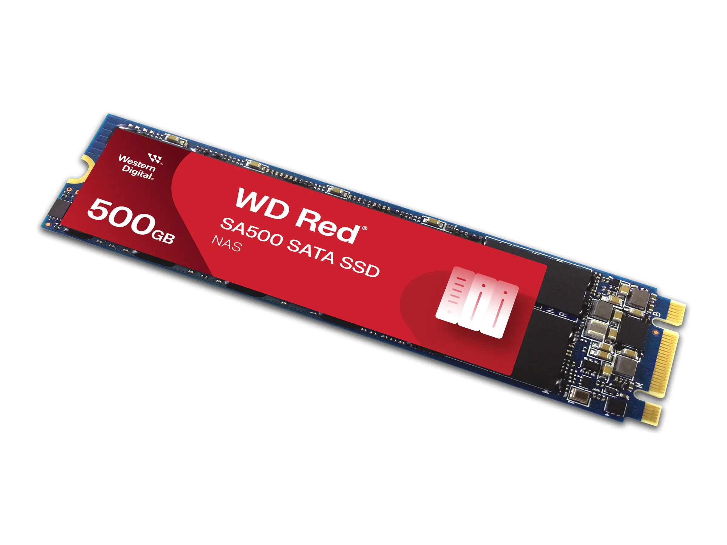 WD Red SA500 WDS500G1R0B - SSD - 500 GB - intern - M.2 2280 - SATA 6Gb/s