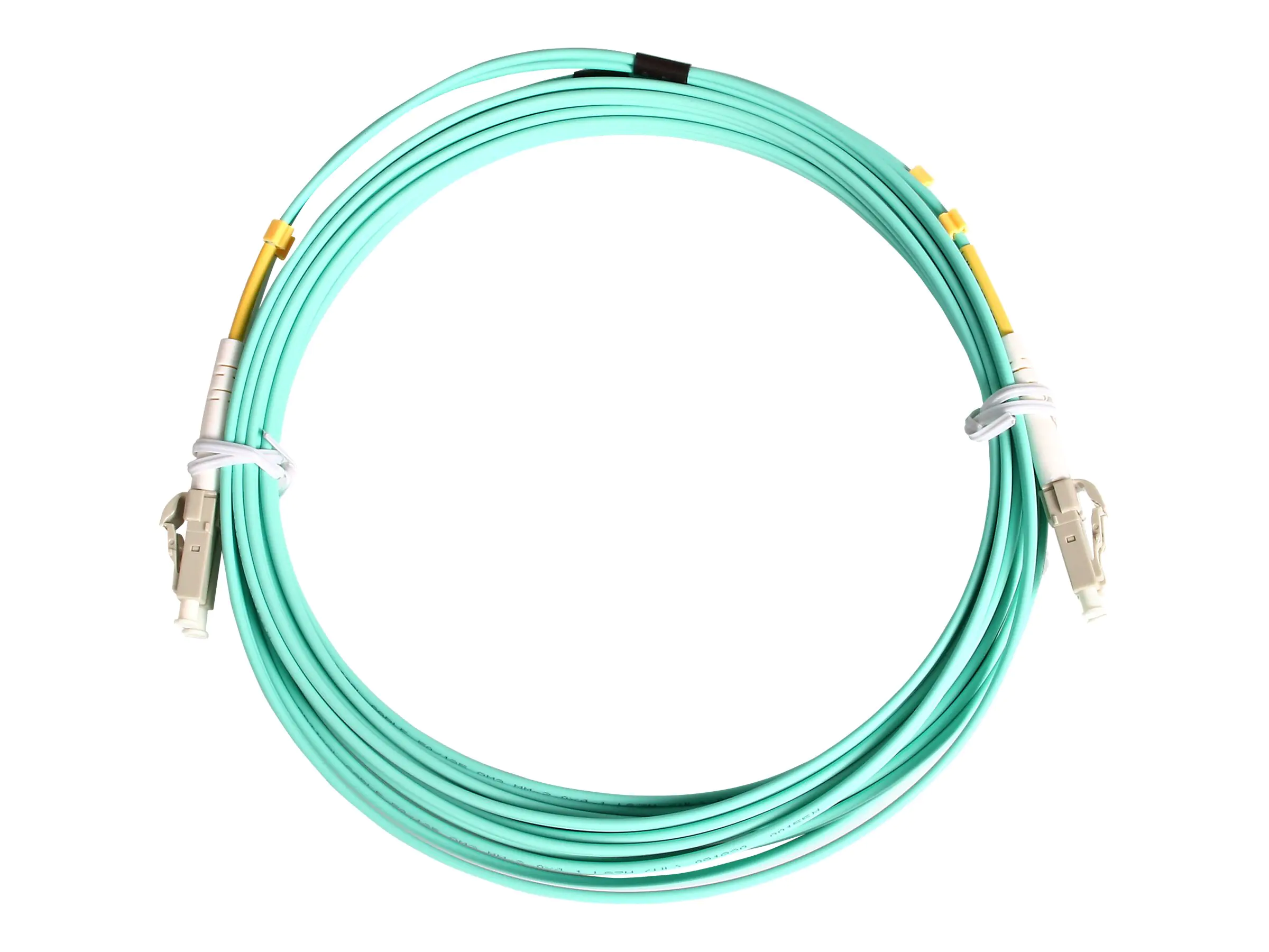 StarTech 2m Fiber Optic Cable - 10 Gb Aqua - Multimode Duplex 50/125 - LSZH - LC/LC - OM3 - LC to LC Fiber Patch Cable - Patch-Kabel - LC Multi-Mode (M)